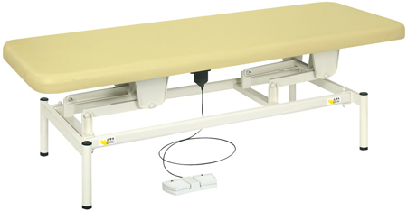 電動診察台 TB-1344(60X180X45-81 ﾃﾞﾝﾄﾞｳｼﾝｻﾂﾀﾞｲ ビニルレザー茶(24-6373-00-04)【
