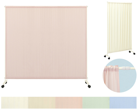 伸縮スクリーン TB-1014(180X120CM) ｼﾝｼｭｸｽｸﾘｰﾝ ピンク(24-6383-00-04)【高田ベッド製作所】[1台単位]