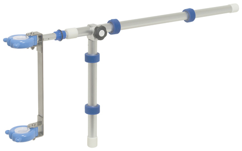 ＩＶ補助ポール（車いす装着用） RTS-IV101HP IVﾎｼﾞｮﾎﾟｰﾙｸﾙﾏｲｽｿｳﾁｬｸ(24-6387-00)【ナカバヤシ】[1個単位]