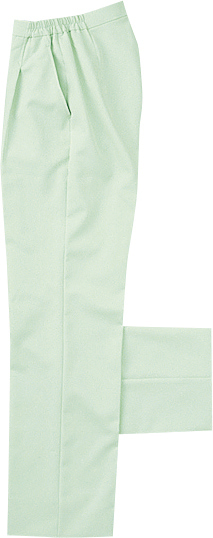 レディススラックス 192-22(ﾐﾝﾄｸﾞﾘｰﾝ) ﾚﾃﾞｨｽｽﾗｯｸｽ ＬＬ(24-6506-02-04)【アプロンワールド】[1枚単位]