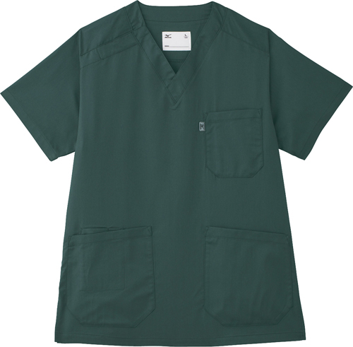 ストレッチスクラブ（男女兼用） MZ-0120-C60(ﾓｽｸﾞﾘｰﾝ) ｽﾄﾚｯﾁｽｸﾗﾌﾞﾀﾞﾝｼﾞｮｹﾝﾖｳ ＳＳ(24-6508-13-01)【チトセ】[1枚単位]