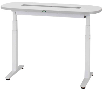 ナーシングテーブル（天板電動昇降式） NT-106S(1200X600) ﾅｰｼﾝｸﾞﾃｰﾌﾞﾙ(ﾃﾞﾝﾄﾞｳｼｮ(24-6600-04)【サカセ化学工業】[1台単位]