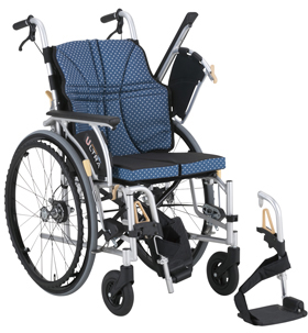 車いすウルトラ（自走）ワンストップ付 NA-U2W+OSB(420MM) ｸﾙﾏｲｽｳﾙﾄﾗﾀｷﾉｳ+ﾜﾝｽﾄｯﾌ ワイン(24