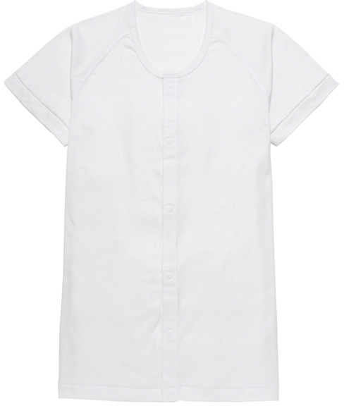 らくらく前開きワンタッチ肌着（紳士用 7505-1(LL)ﾊﾝｿﾃﾞ ﾗｸﾗｸﾏｴﾋﾗｷﾜﾝﾀｯﾁﾊﾀﾞｷﾞｼ(24-6675-