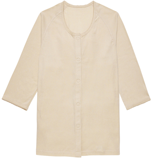 らくらく前開きワンタッチ肌着（婦人用 7505-2(M)7ﾌﾞｿﾃﾞ ﾗｸﾗｸﾏｴﾋﾗｷﾜﾝﾀｯﾁﾊﾀﾞｷﾞﾌ(24-6678-