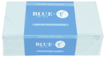 ペーパータオルブルーエフ２００ 6258(200ﾏｲX25ﾌｸﾛ) ﾍﾟｰﾊﾟｰﾀｵﾙﾌﾞﾙｰｴﾌ200(24-6762-00)[1梱単位]