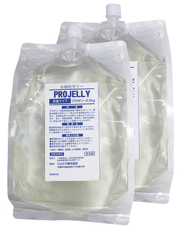 プロゼリー（ハード密着タイプ） 5KG(2.5KGX2) ﾌﾟﾛｾﾞﾘｰ(ﾊｰﾄﾞﾀｲﾌﾟ)(24-6777-01)【ジェクス】