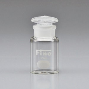 広口共通摺試薬瓶（硬質）透明 120ML ﾋﾛｸﾁｷｮｳﾂｳｼﾔｸﾋﾞﾝ(ﾄｳﾒｲ(24-6932-02)[1本単位](―)[本