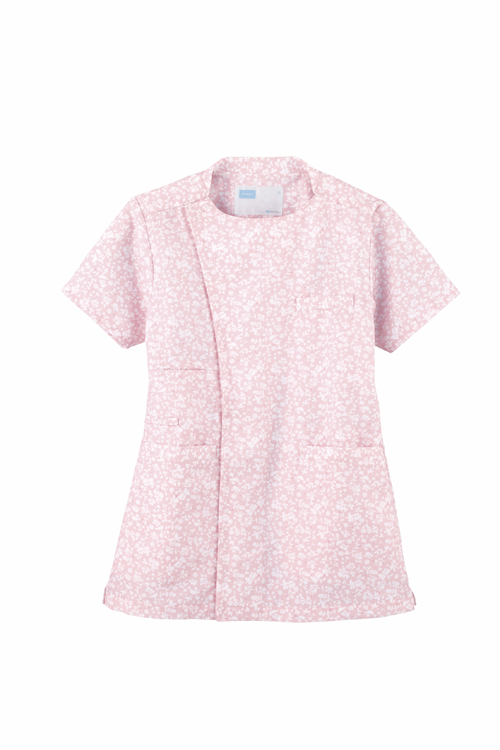 レディーススクラブWH11595(ﾋﾟﾝｸ) ﾚﾃﾞｨｰｽｽｸﾗﾌﾞ ＬＬ(自重堂)(24-7008-01-04)【1枚単位】