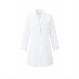 レディース診察衣 KZN127-40 LL ホワイトＬＬ【ＫＡＺＥＮ】(KZN127-40)(24-7018-00-04)【1単位】