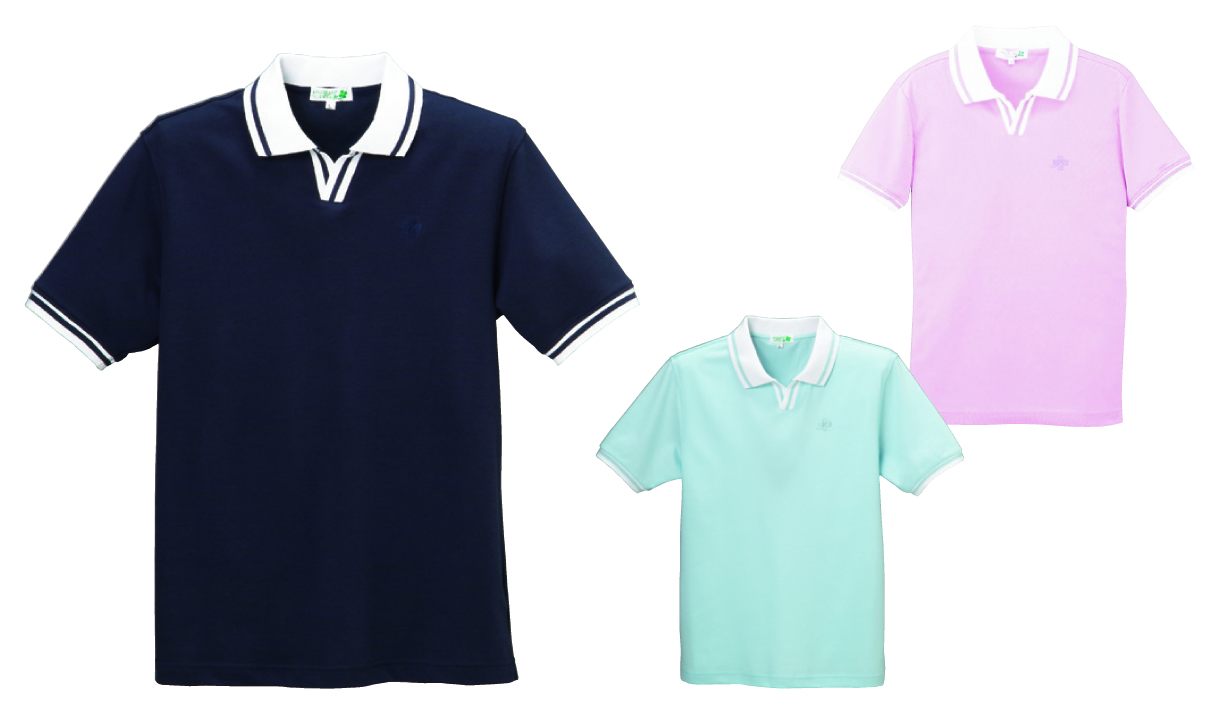 メンズポロシャツC-22(L) メンズポロシャツ サックス(ディーフェイズ)(24-7024-01-02)【1枚単位】(ディ メンズポロシャツC-22(L) メンズポロシャツ サックス(ディーフェイズ)(24-7024-01-02)【1枚単位】(ディ