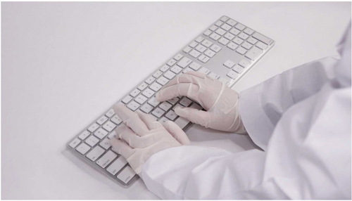 キーボードカバー（デスクトップ用）3ﾏｲ ｷｰﾎﾞｰﾄﾞｶﾊﾞｰ(ﾃﾞｽｸﾄｯﾌ(センチュリーメディカル)(24-7341-00)【1箱単位】