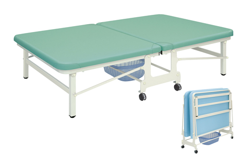 折りたたみ式トレーニングベッドTB-466(100X200X40CM) ｵﾘﾀﾀﾐｼｷﾄﾚｰﾆﾝｸﾞﾍﾞｯﾄﾞ ビニルレザー黒(