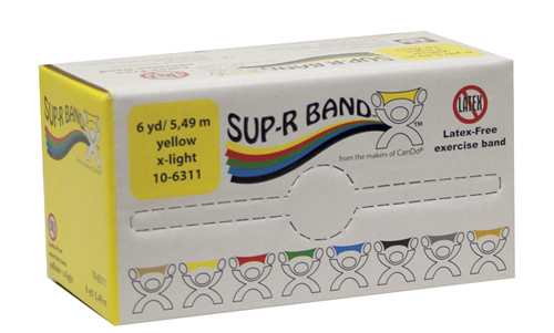 スーパーバンド（黄色：弱）R-125-A ｽｰﾊﾟｰﾊﾞﾝﾄﾞ(タイガー医療器)(24-7468-00)【1箱単位】