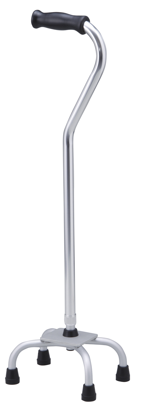 ４点支持杖スモールベース軽量レギュラT-2301(ﾌﾞﾗｳﾝ) 4ﾃﾝｼｼﾞﾂｴｽﾓｰﾙﾍﾞｰｽ(テツコーポレーション)(24-7477-00)【1本単位】