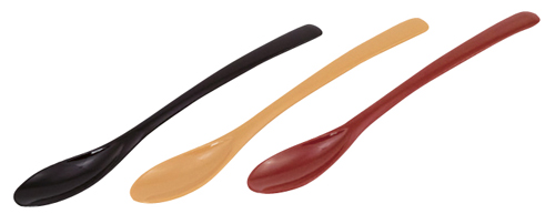 アシストスプーン419871(ｺｲﾁｬ)195MM ｱｼｽﾄｽﾌﾟｰﾝ(小森樹脂)(24-7695-00)【10本単位】