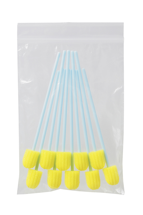 口腔ケアスポンジ60ﾎﾝX12ﾊｺ ｺｳｸｳｹｱｽﾎﾟﾝｼﾞ(フードケア)(24-7712-01)【1箱単位】