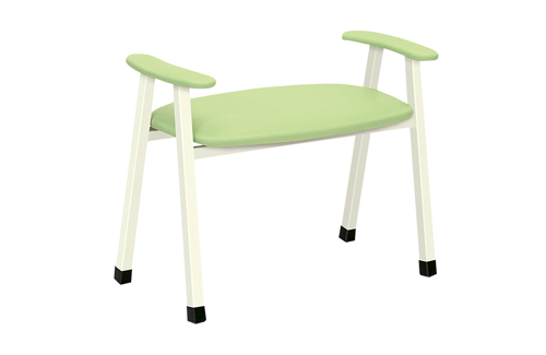 スタンドチェアーTB-785 ｽﾀﾝﾄﾞﾁｪｱｰ ビニルレザー抹茶(高田ベッド製作所)(24-7720-00-11)【1台単位】