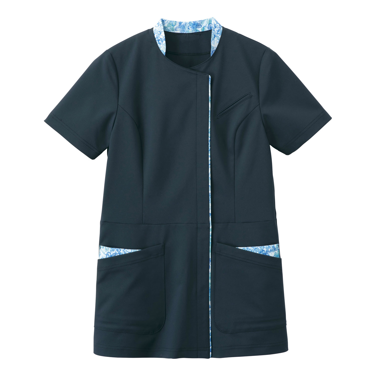 女性用ジャケット MJAL-1902-K3(ネイビー)MJAL-1902-K3(ﾈｲﾋﾞｰ)ＬＬ(24-8141-02-04)【サーヴォ】(販売単位:1)