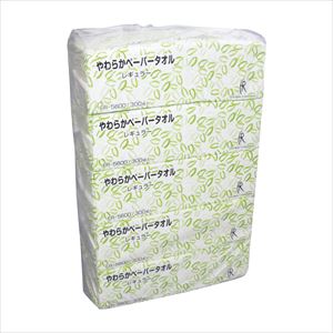 やわらかペーパータオル（レギュラー） FR-5600(300ﾏｲX60ﾊﾟｯｸ レギュラー【ファーストレイト】(FR-5600)