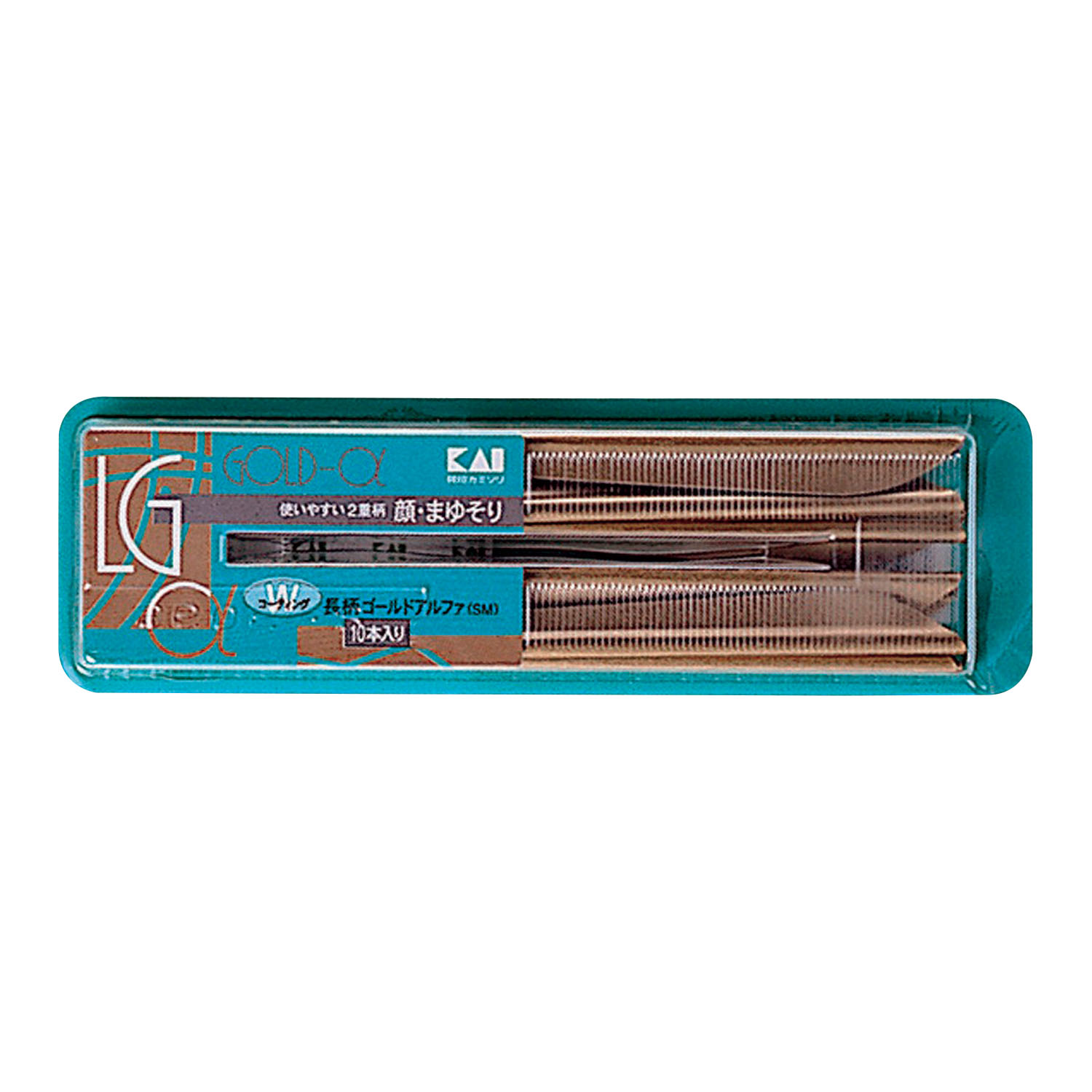 貝印カミソリ ゴールドアルファ(SMLGA-10B1(10ホンイリ)LGA-10B1(10ﾎﾝｲﾘ)(24-8281-00)【森