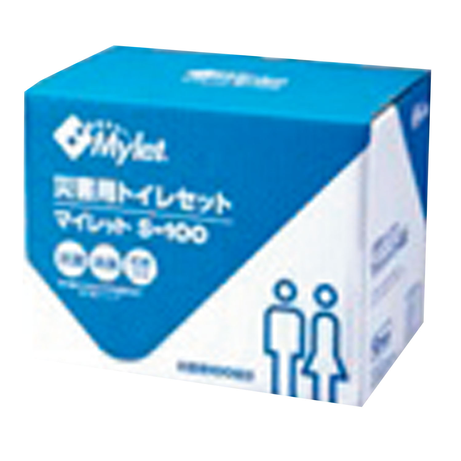 災害用トイレセット マイレット S-100(500401)100カイS-100(500401)100カイ(24-8355-01) 災害用トイレセット マイレット S-100(500401)100カイS-100(500401)100カイ(24-8355-01)