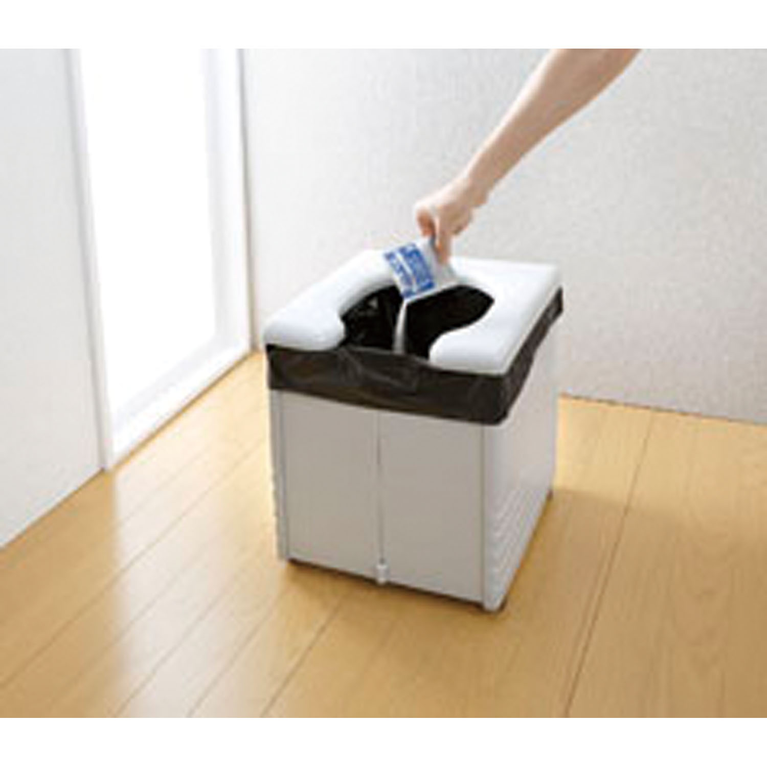 ポータブルトイレ袋(10回分) AE-59AE-59(24-8356-01)【清水産業】(販売単位:1)(清水産業)[]