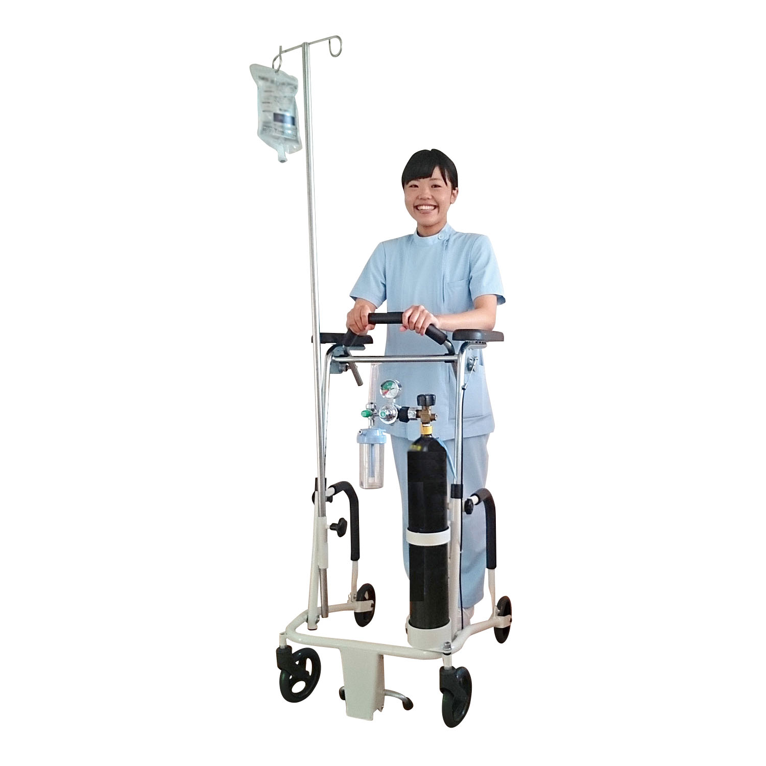 さばーる用酸素ボンベ架台(24-8441-12)【フエル販売】(販売単位:1)(フエル販売)[]