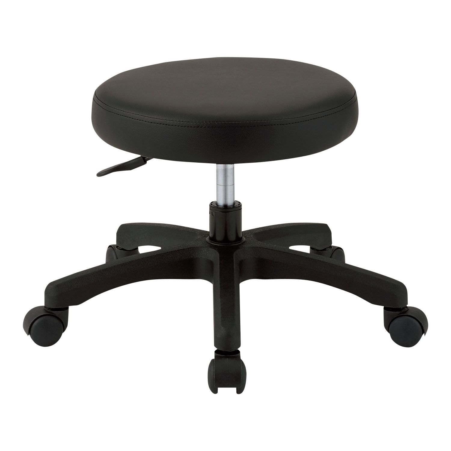 ラウンドチェア(ロータイプ) RZR-001BK(ブラック)RZR-001BK(ﾌﾞﾗｯｸ)(24-8484-00)【フエル販売
