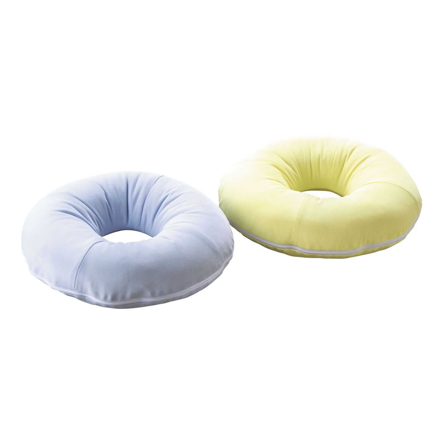 ヴィスコフロートソフト円座クッションVT808(サックス)VT808(サックス)(24-8726-06)【日本健康美容開発】(販売単位:1)