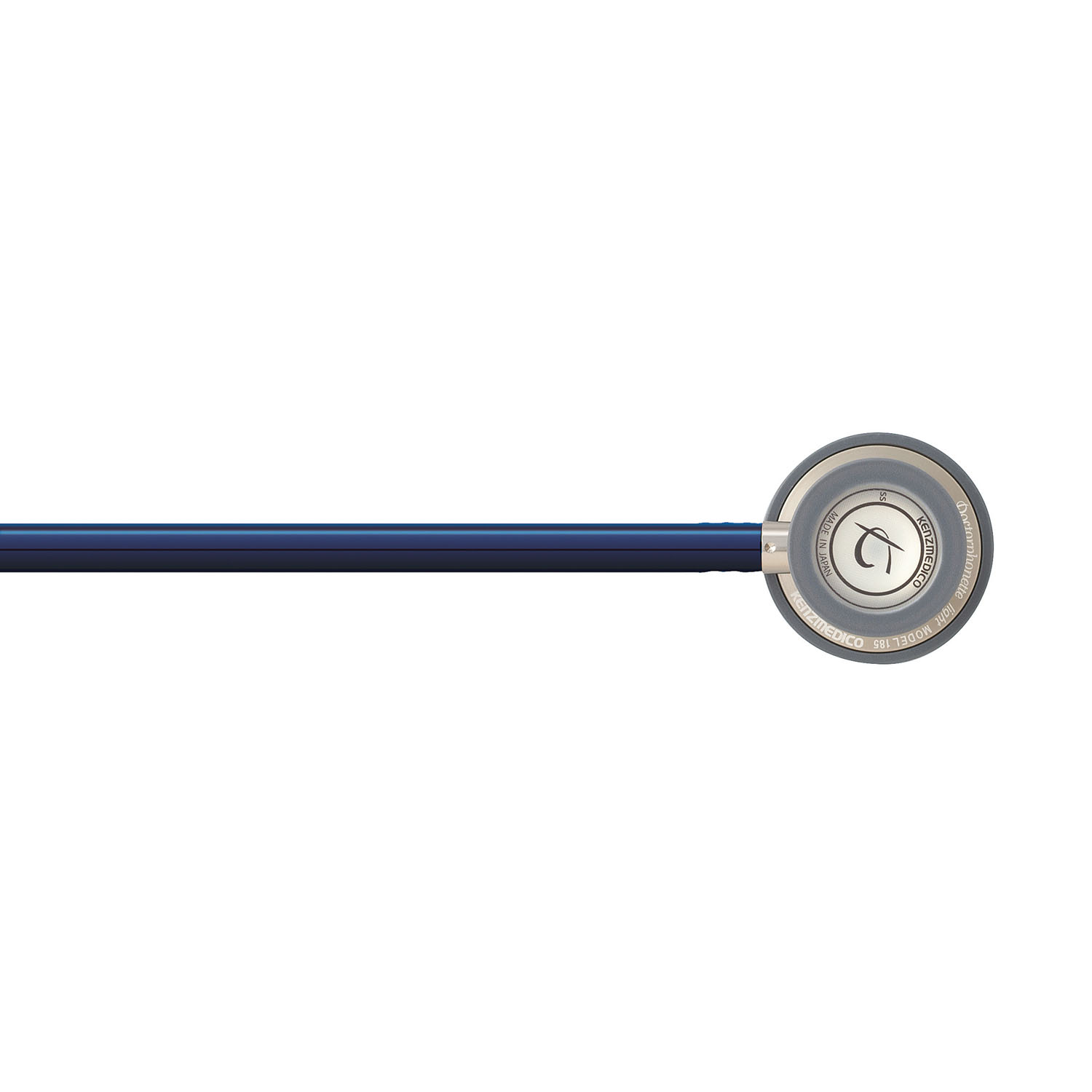 ケンツメディコ 聴診器 ドクターフォネット ライト 185 本革ネームタグセット（刻印付き） No.185 KENZMEDICO