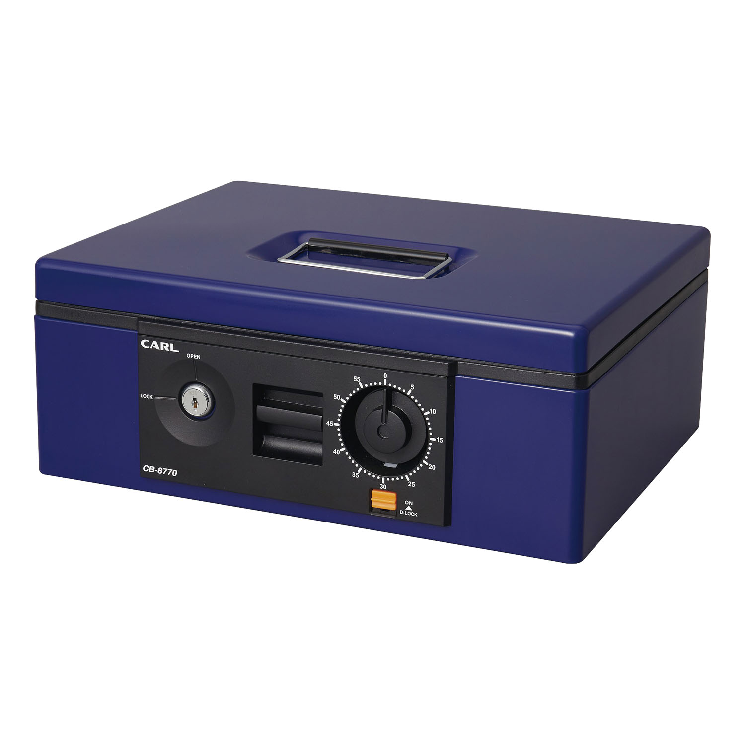 キャッシュボックスA4 CB-8770(ブルー)CB-8770(ﾌﾞﾙｰ)(24-8984-01)【東京クラウン】(販売単位:1
