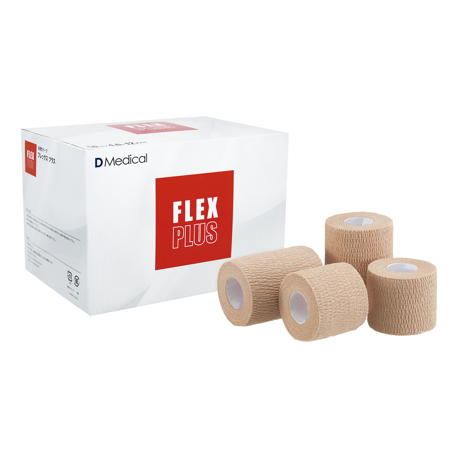 フレックスプラス(ベージュ) FP-75(75MM)4ホンイリFP-75(75MM)4ﾎﾝｲﾘ(24-9052-01)【ドームメディカル】(販売単位:1)