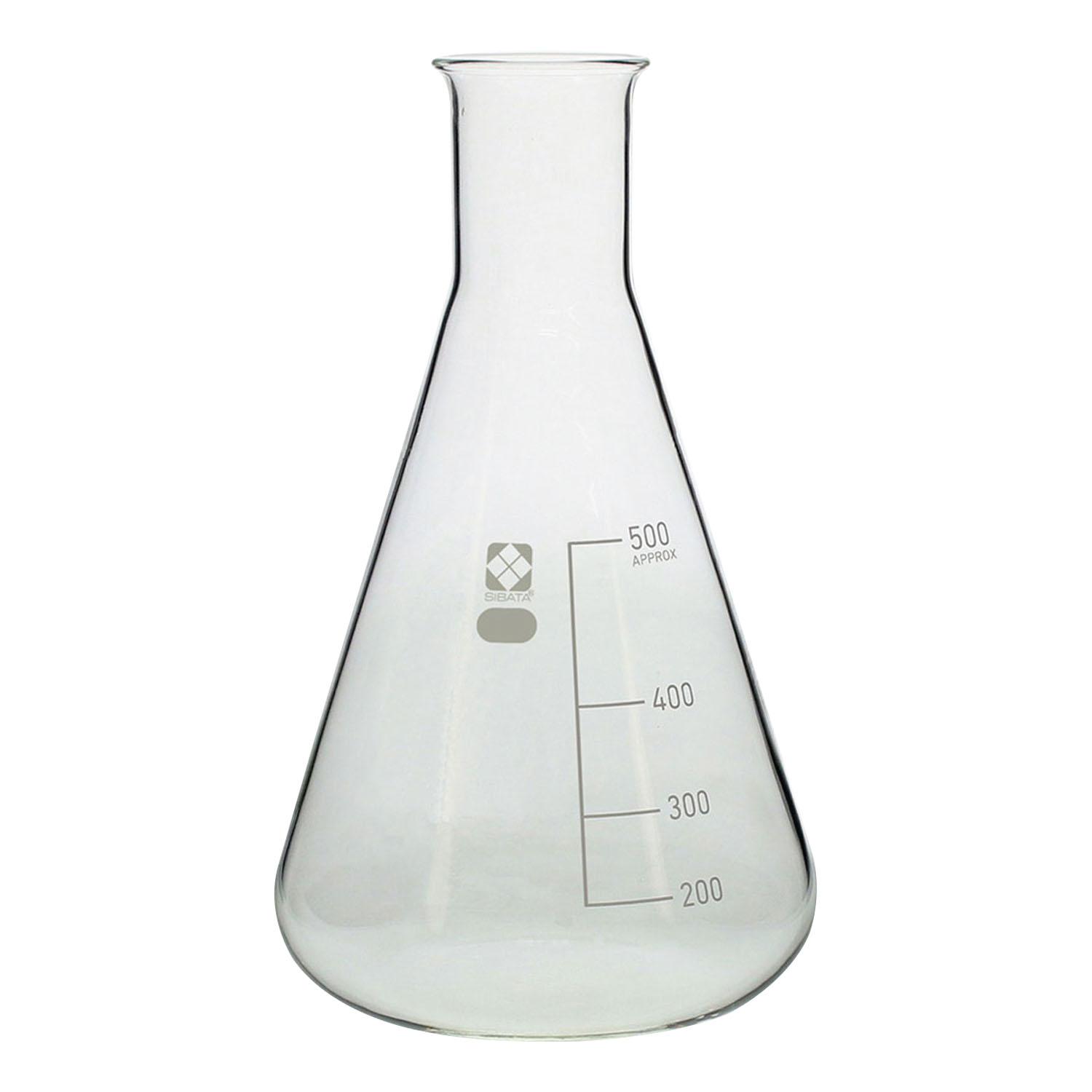 柴田 三角フラスコ(目安目盛付) 2L(010530-2000)2L(010530-2000)(24-9108-09)【東京硝子