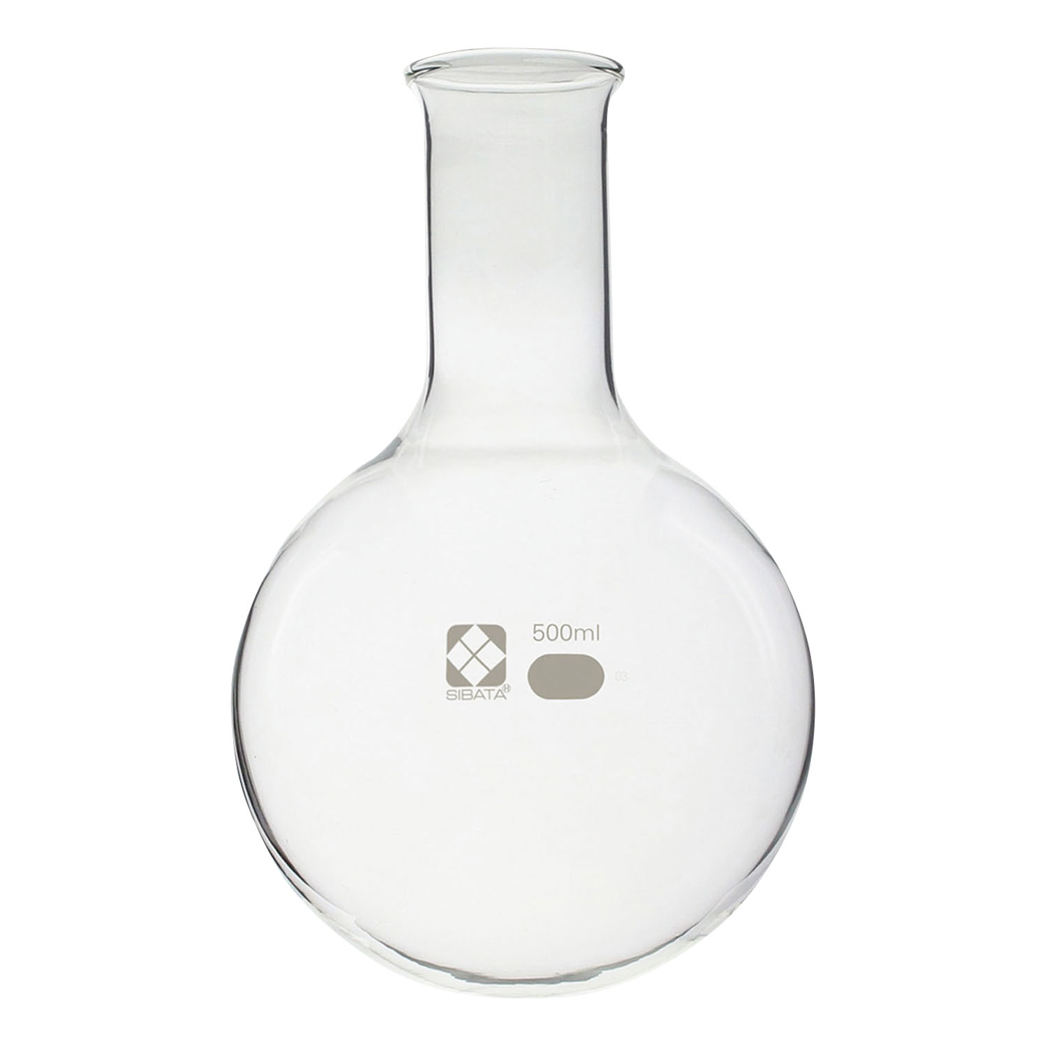 柴田 丸底フラスコ 2L(010500-2000A)2L(010500-2000A)(24-9109-05)【東京硝子器械】(販