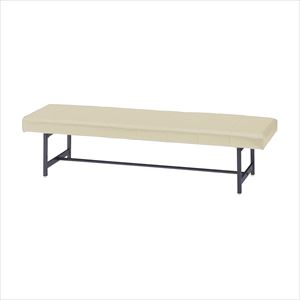 長イス（背なし） TEP-18B(180X46X43) ミルキーホワイトＷ1800×Ｄ460×Ｈ430mmミルキーホワイト【ニシ