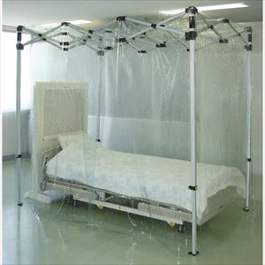 簡易折り畳み式ブース（陰圧用）【日本エアーテック】(TIB-2618N)(24-9185-00)【1単位】