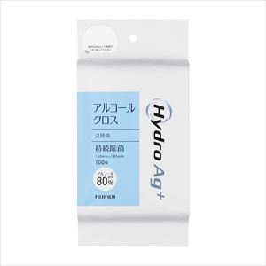 Hydro Ag+ アルコールクロス80%100枚入詰替えクロス【富士フイルム】(16548822)(24-9272-01)【1