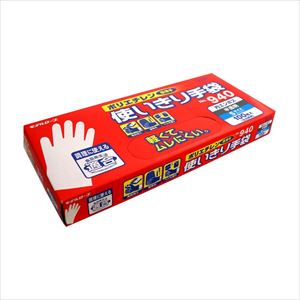 作業用手袋ポリエチレン使いきり手袋 940 ハントウメイ 100マイイリ 手袋 ポリエチレン 24-9517-00S【エステー