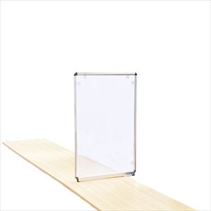 飛沫ガード クランプ シルバー 3FL-CLAMP-S45 3マイイリ 飛沫感染防護スクリーン 24-9773-113FL-C