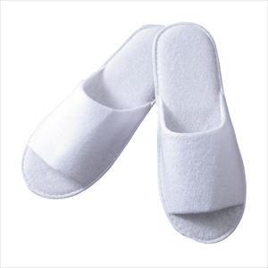 カラースリッパ 大人用 YZ001V 24-9873-00ホワイト【三和】(YZ001V)(24-9873-00-01)【1単位