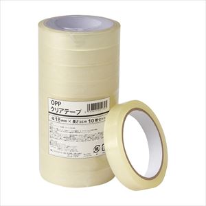 OPPクリアテープ 10巻入 IRL-CT04 18MMX35M 24-9875-03IRL-CT04【伊藤忠リーテイルリ