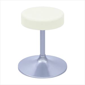 A型クランケチェアー Φ360mm TB-1562-01 H450 24-9896-00Φ360×H450mmビニルレザー白