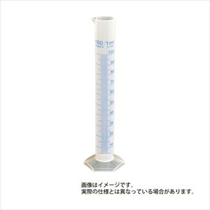 メスシリンダー プリント目盛 PP 4205-1271 500ML 24-9957-12500ml プリント目盛【レオナ】(