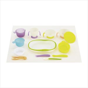 ベビーレーベルステップアップ食器セッ 114442 食器 乳児用 25-2028-00【コンビ】FALSE(25-2028-0
