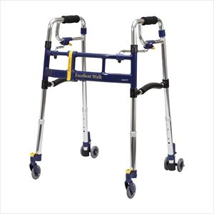 スライドフィットEX歩行器 H-0293CT 歩行器 25-2142-01W580×D580×H770～870mm【ユーバ産業】