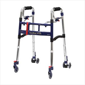 スライドフィットEX歩行器 M-0293CT 25-2143-02W570×D530×H700～800mm【ユーバ産業】(M-