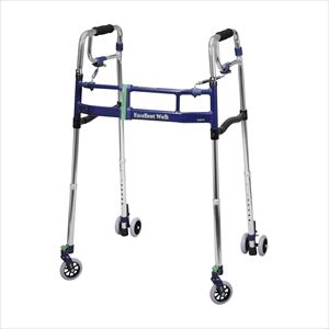 スライドフィットEX歩行器 HT-0294WT 25-2144-02W650×D630×H900～1080mm【ユーバ産業】(