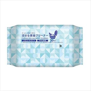 流せる便座クリーナーアルコールタイプ BC-1 30マイ 便座クリーナー 25-2215-02使いきり(30枚)【伊藤忠リーテイルリンク】(BC-1)(25-2215-02)【144単位】