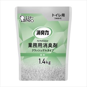 消臭力 業務用 クラッシュゲルトイレ 1．4KG ツメカエ シンリン 25-2217-09クラッシュゲルタイプ・トイレ用・詰替
